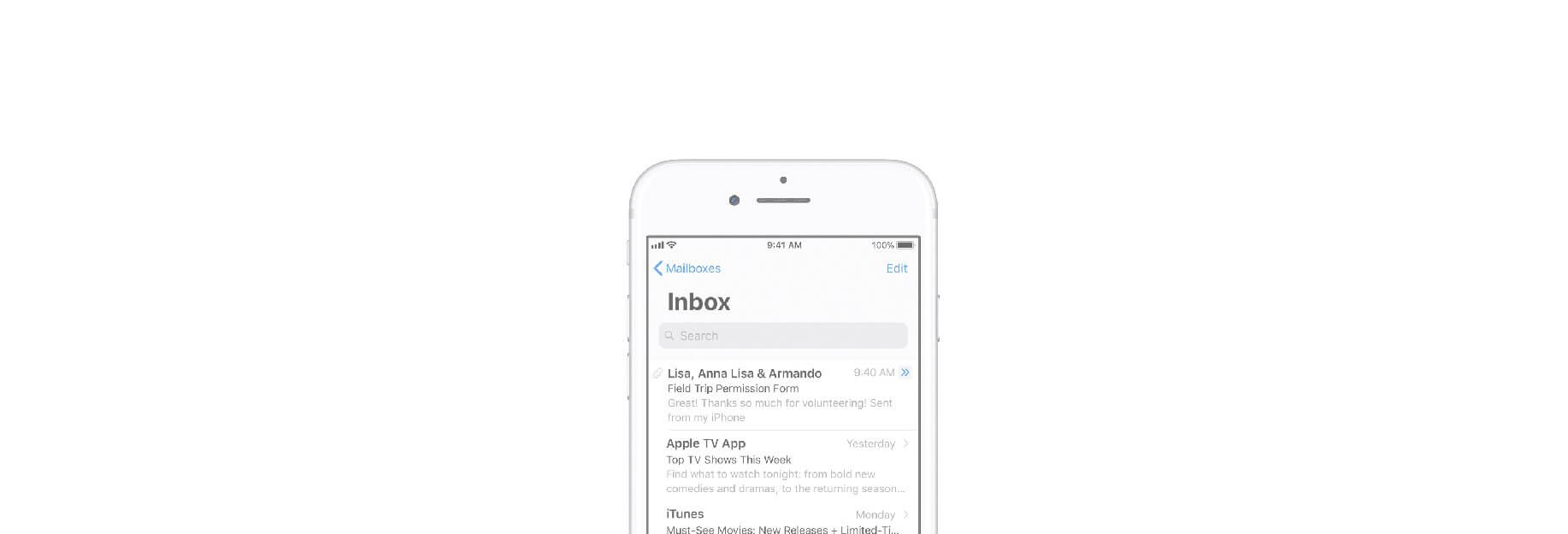 How to use email flags in iOS