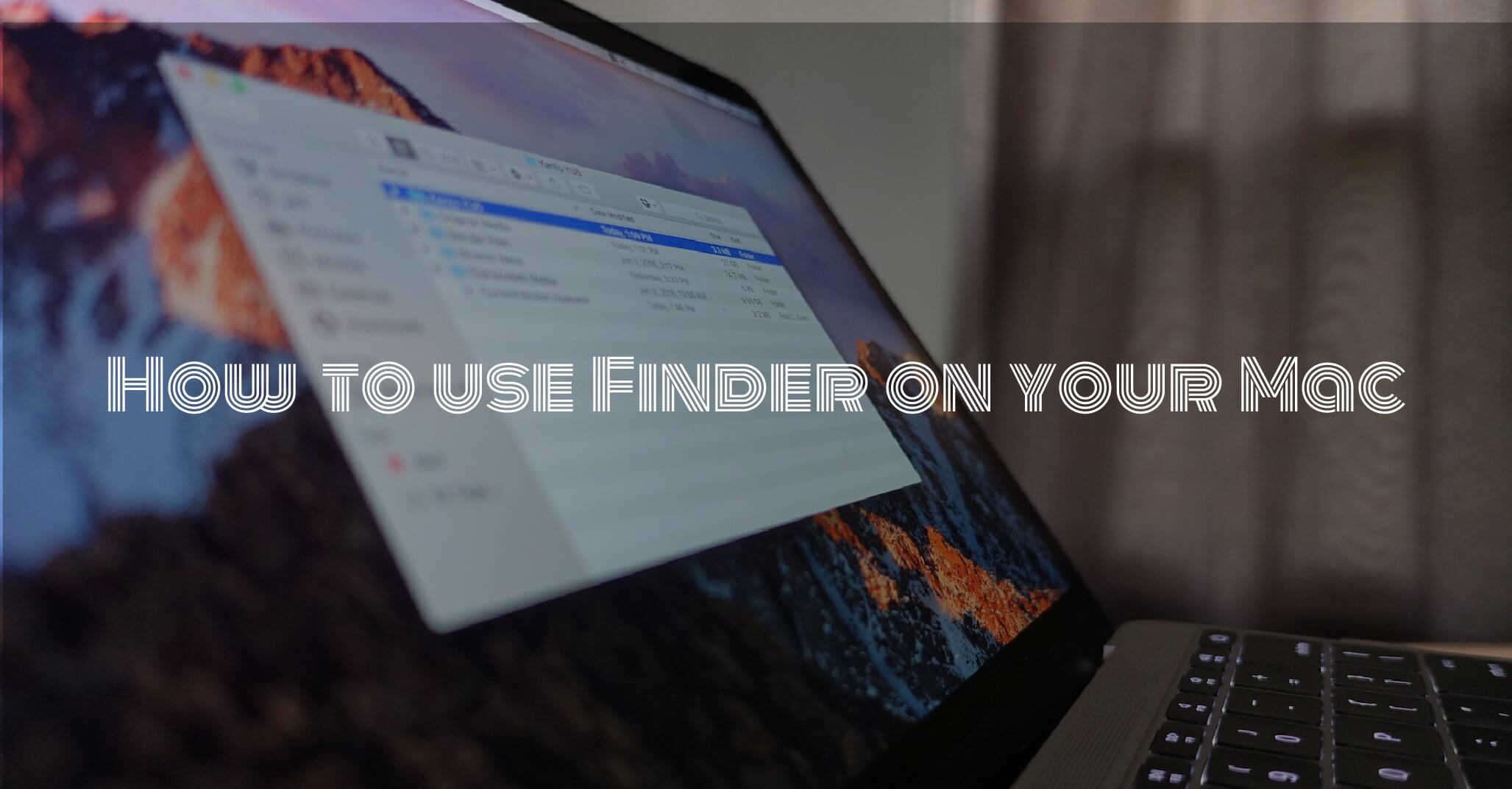 How To Use Finder On Your Mac