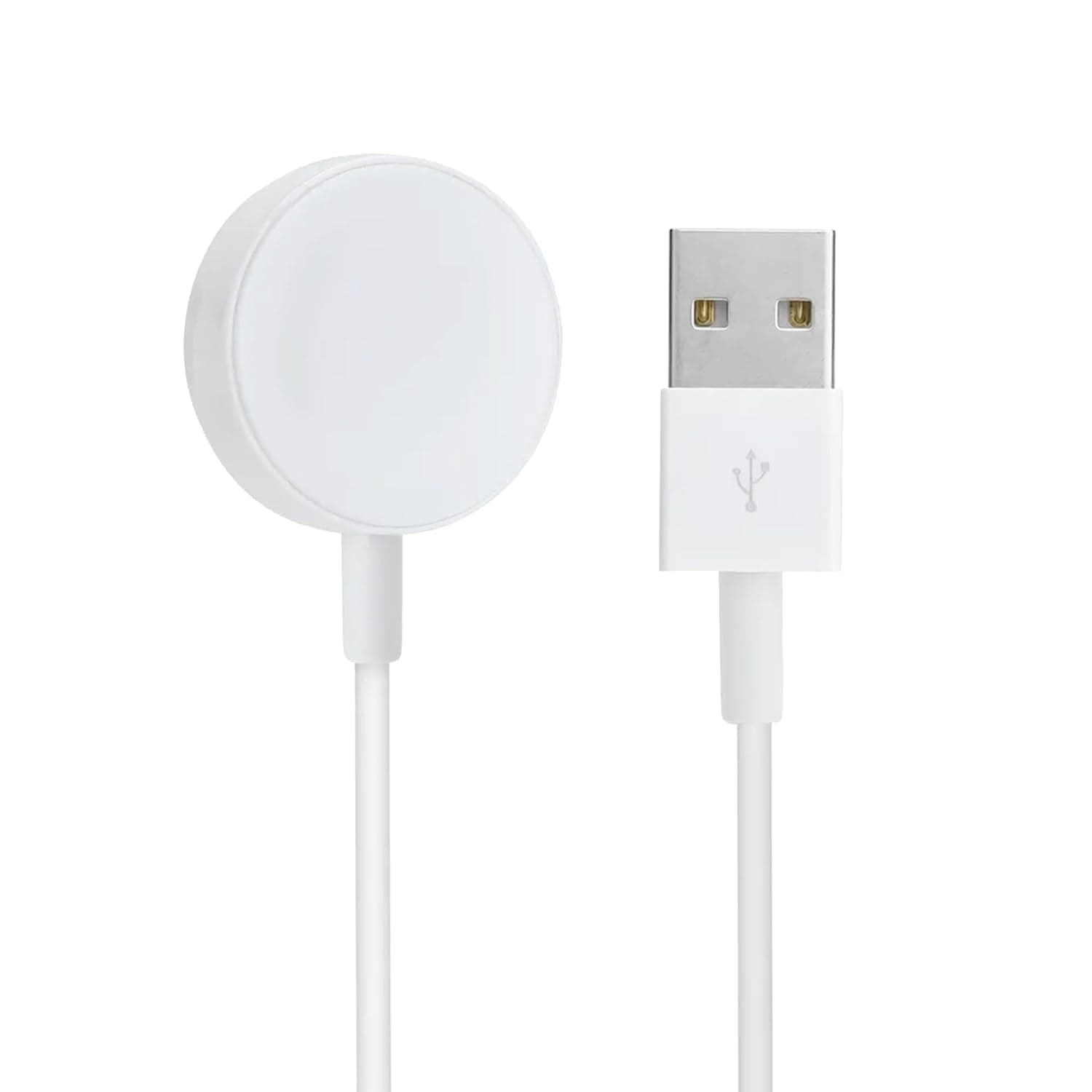 Replacement for Watch Charger Magnetic Fast Charging Cable, [4.9FT/1.5M] Portable USB Charging Cable, Compatible with Watch Series Ultra/8/7/6/SE/SE2/5/4/3/2/1  - White