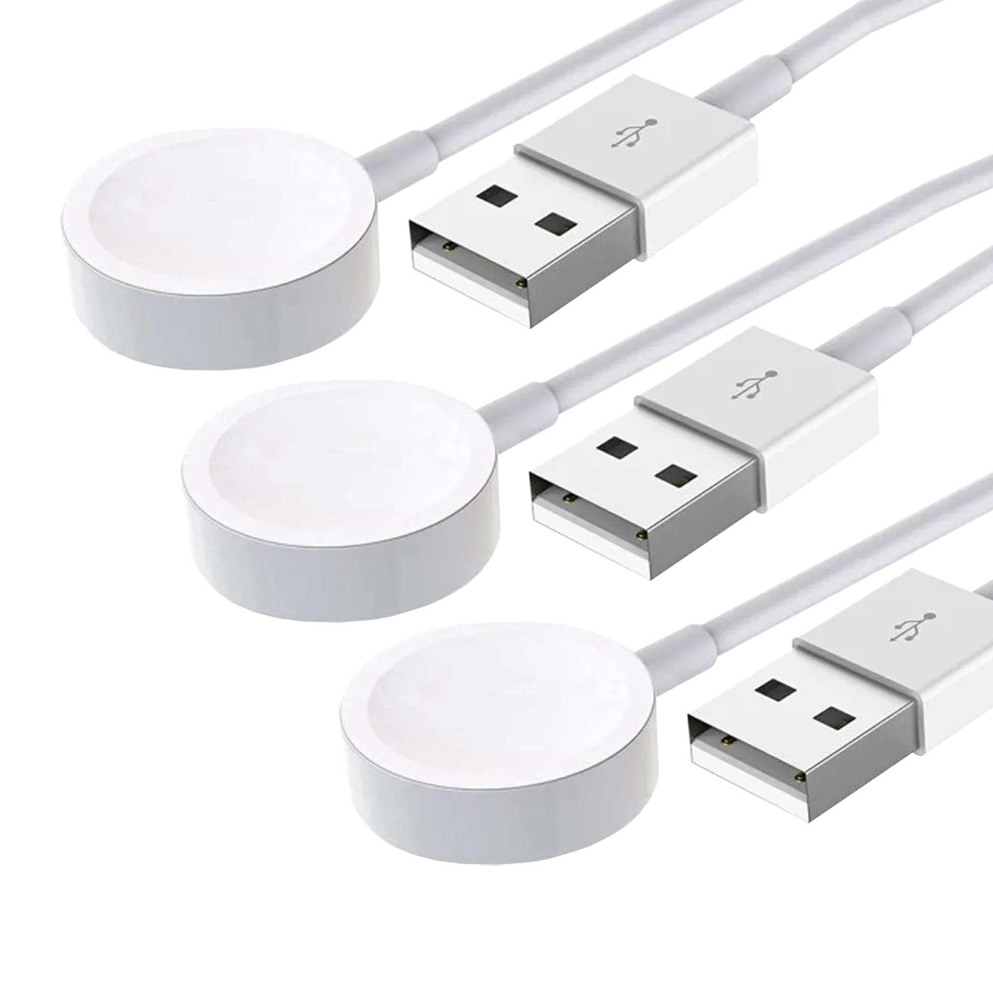 Replacement for Watch Charger Magnetic Fast Charging Cable, [4.9FT/1.5M] Portable USB Charging Cable, Compatible with Watch Series Ultra/8/7/6/SE/SE2/5/4/3/2/1  - White