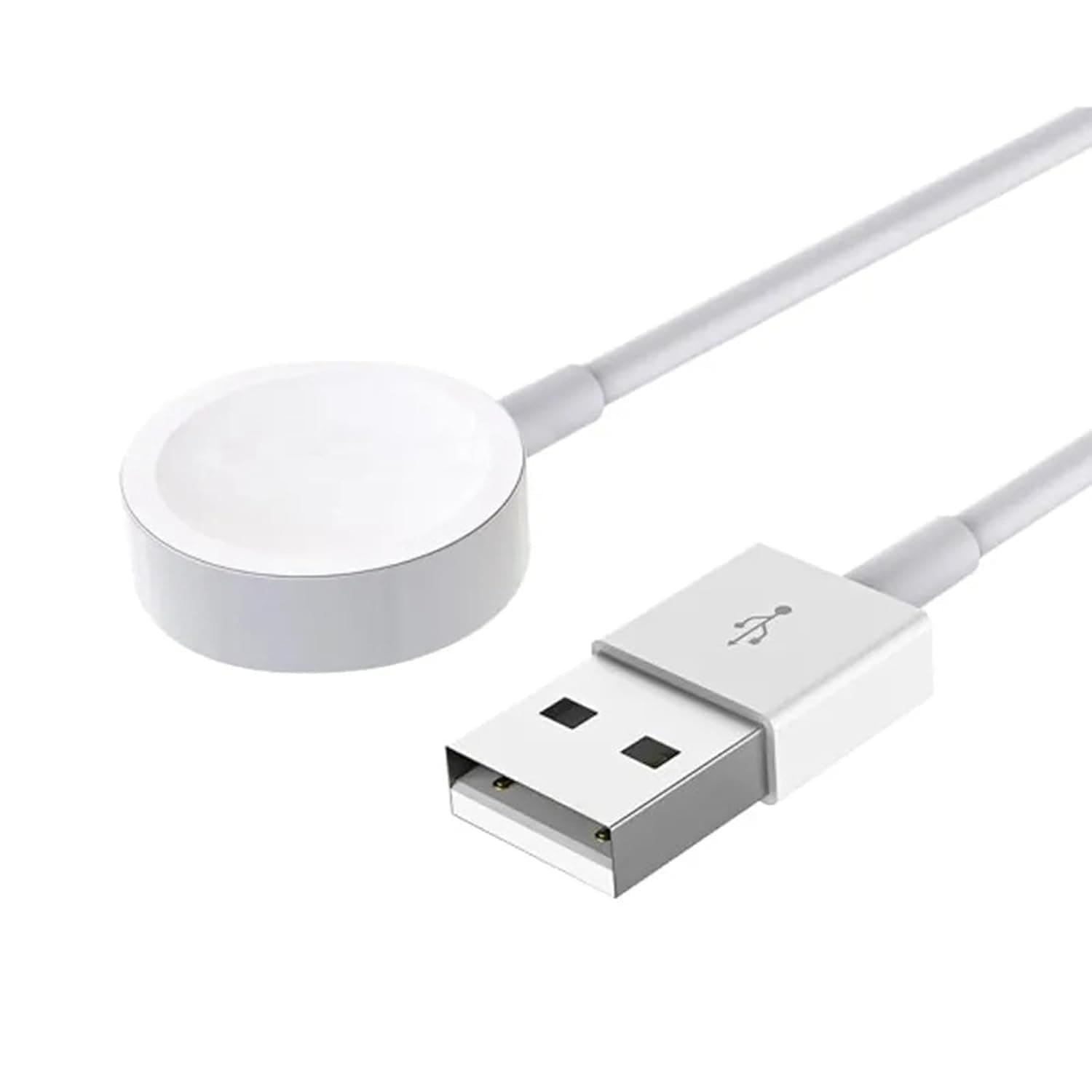 Replacement for Watch Charger Magnetic Fast Charging Cable, [4.9FT/1.5M] Portable USB Charging Cable, Compatible with Watch Series Ultra/8/7/6/SE/SE2/5/4/3/2/1  - White