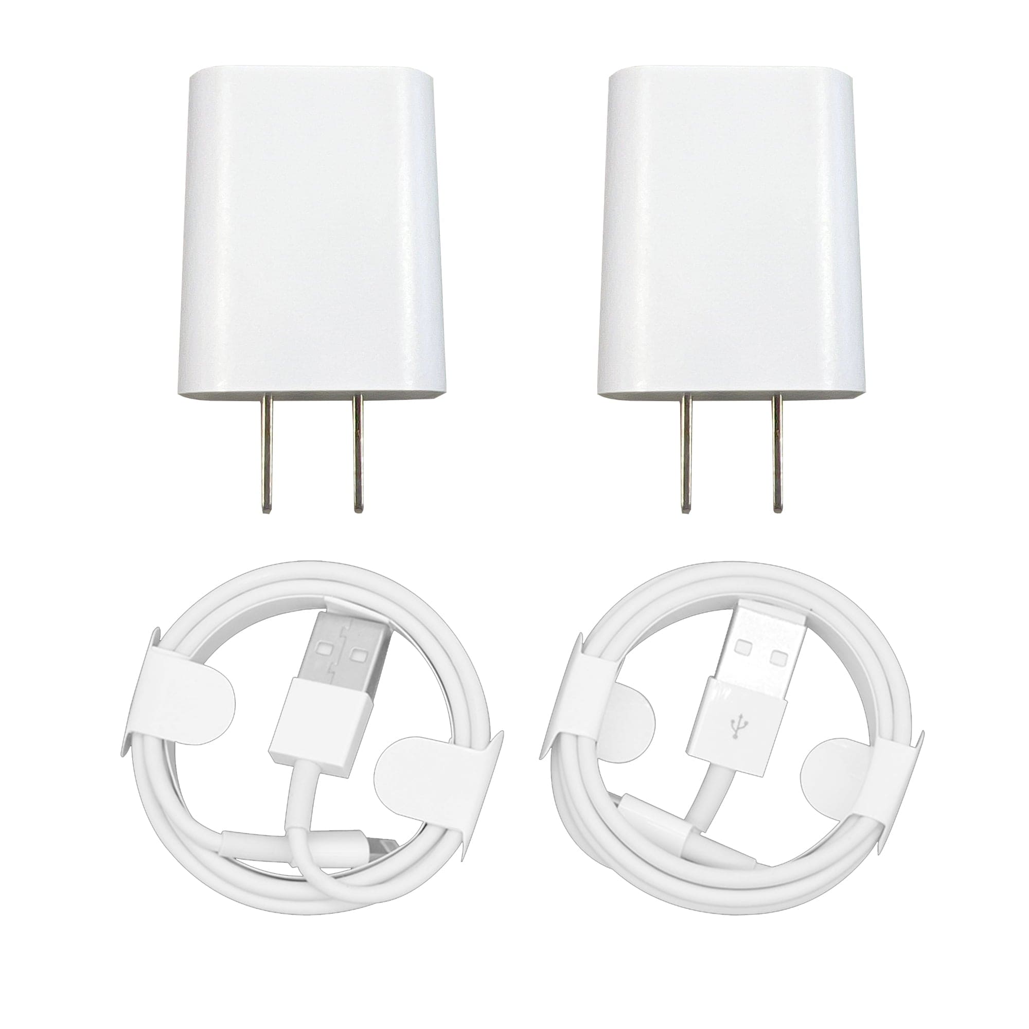 iPhone Charging Cable, Various Packs Fast iPhone Charger, 8 Pin Lightning Charging Cable with USB Adapter - White (Compatible for iPhone & iPad)